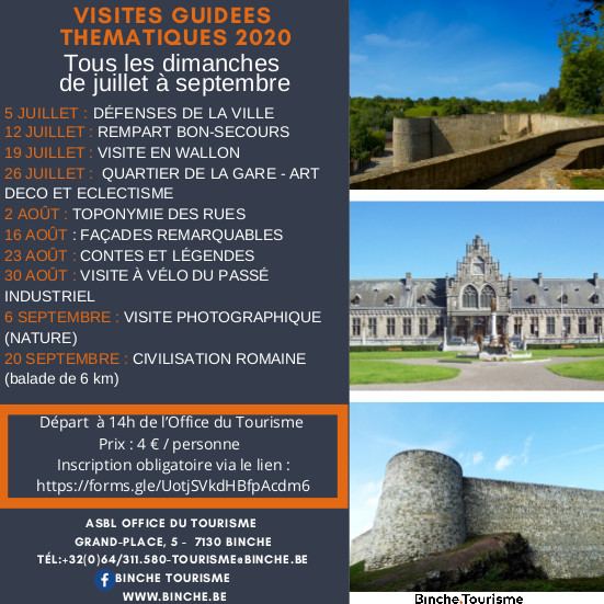 Visites guidées thématiques 2020